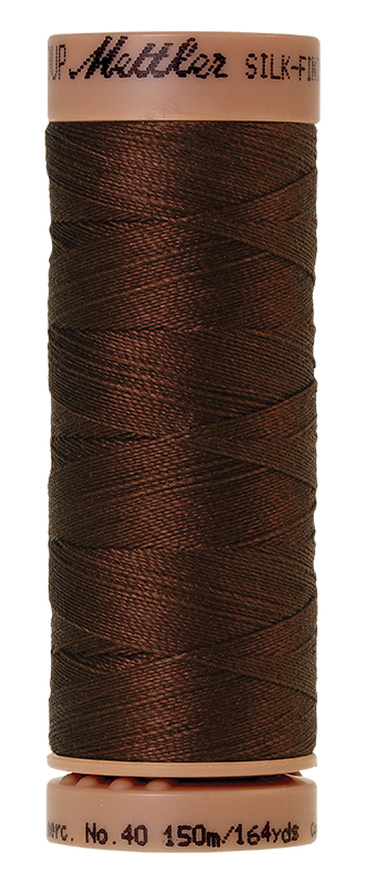 Mettler Silk Finish Cotton 40 Quiltgarn 150 m Friar Brown