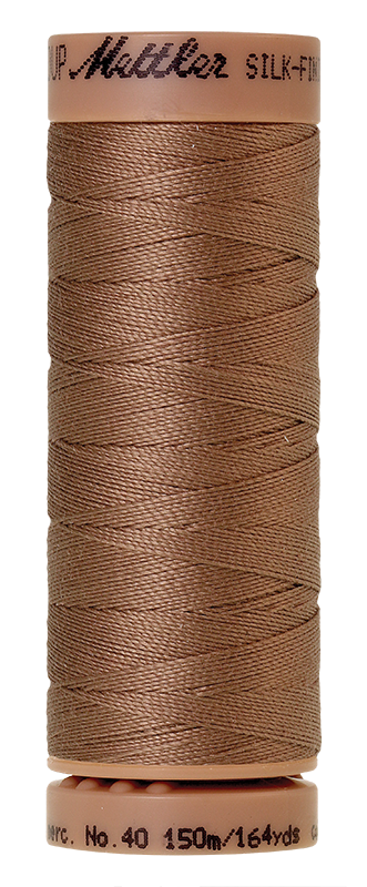 Mettler Silk Finish Cotton 40 Quiltgarn 150 m Walnut
