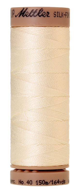Mettler Silk Finish Cotton 40 Quiltgarn 150 m Muslin