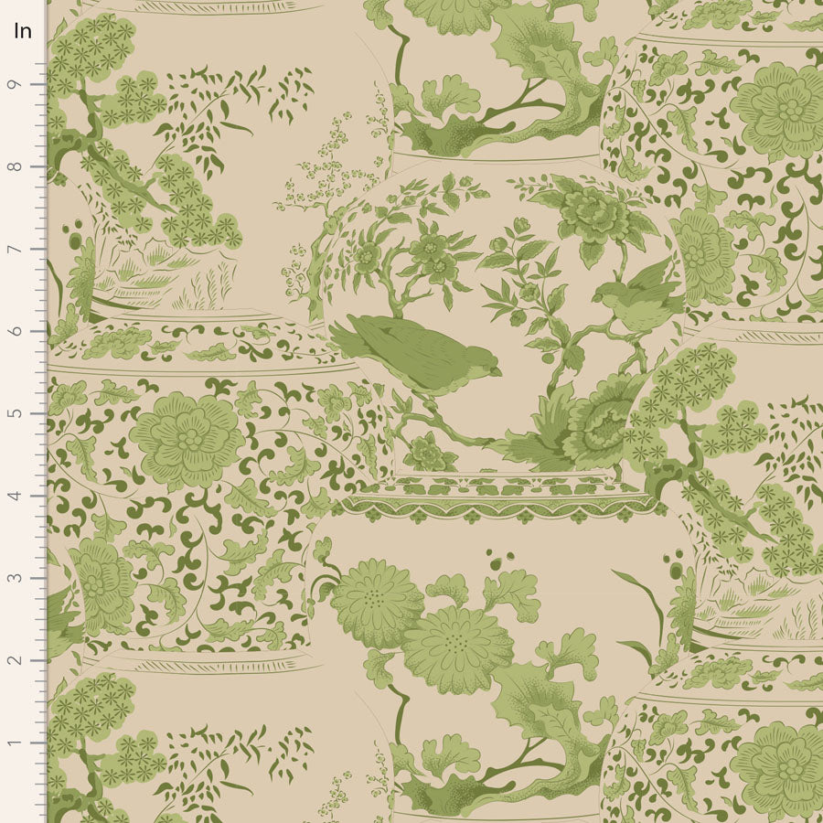 TILDA Stoffe, Stoffpaket CHIC ESCAPE, Fat Quarter Bundle Green Teal