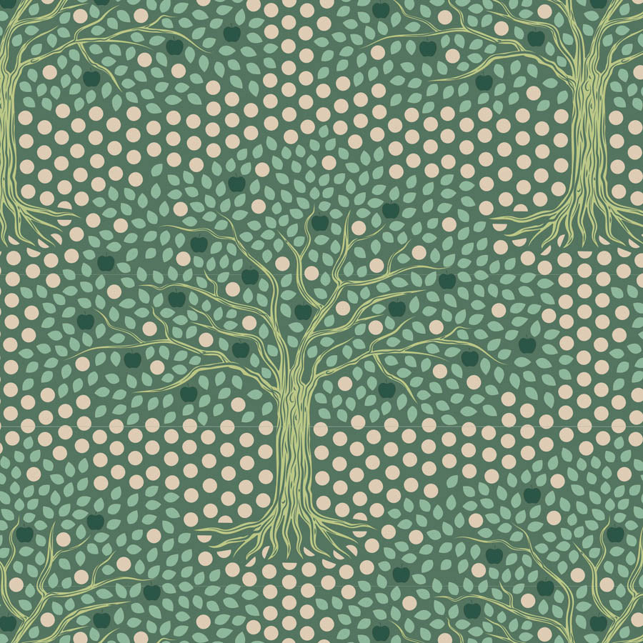 TILDA Stoff HOMETOWN, Applegarden Pine