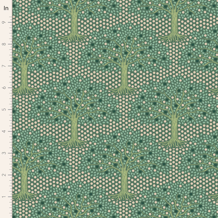 TILDA Stoff HOMETOWN, Applegarden Pine
