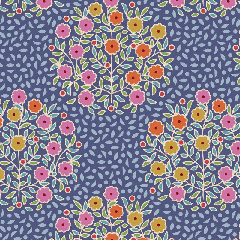 TILDA Stoff PIE IN THE SKY, Confetti Blue