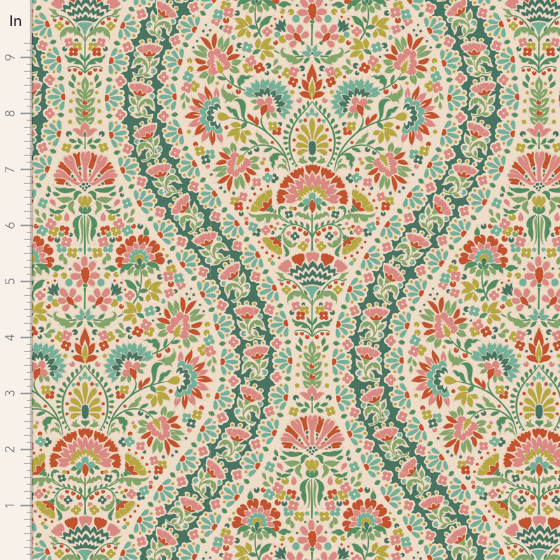 TILDA Stoff PIE IN THE SKY, Whimsybird Pine