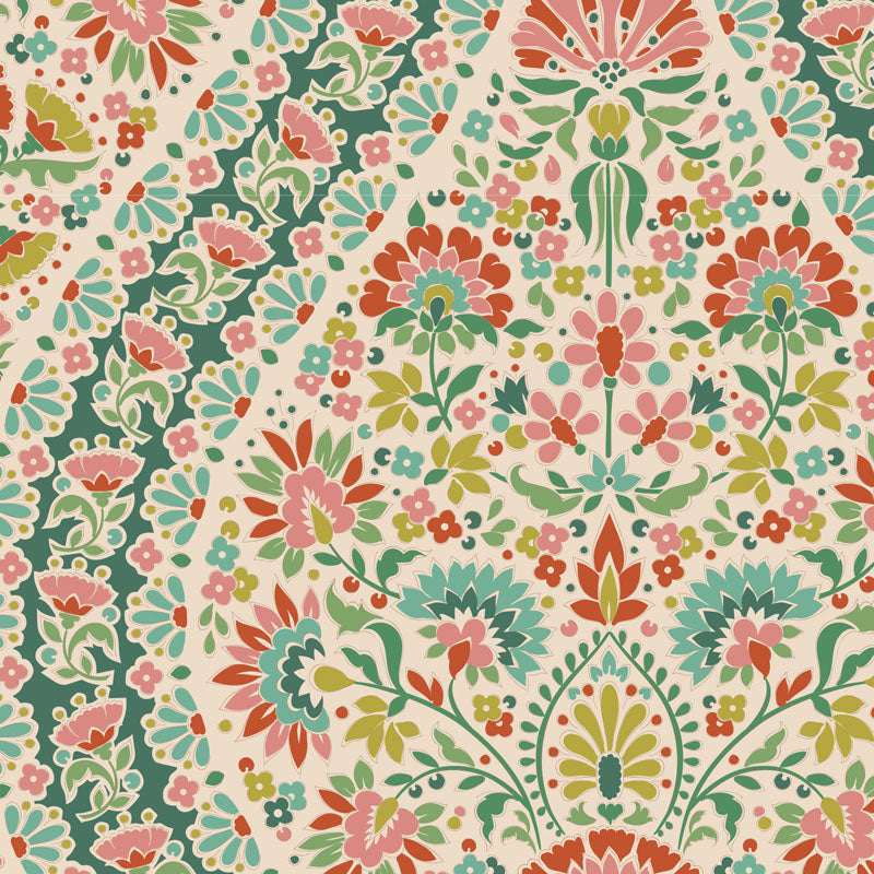 TILDA Stoff PIE IN THE SKY, Whimsybird Pine