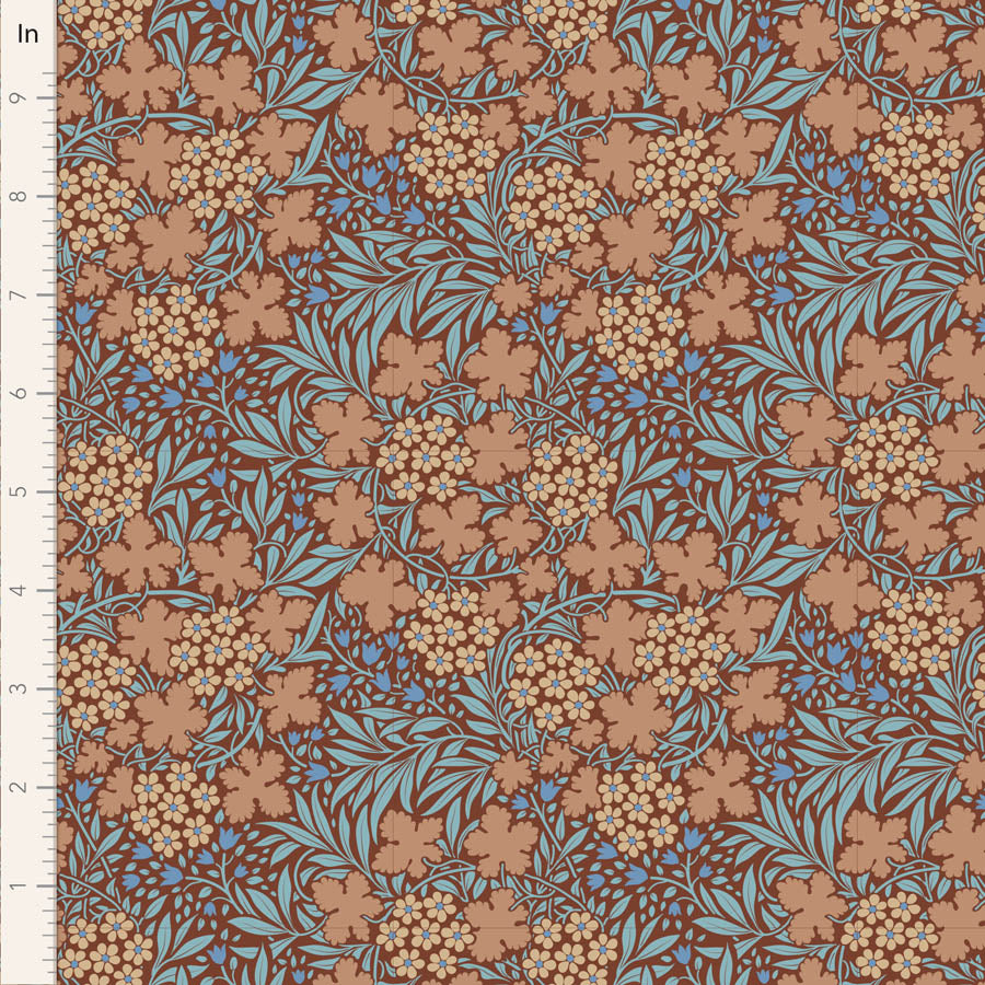 TILDA Stoff HIBERNATION, Autumnbloom Hazel