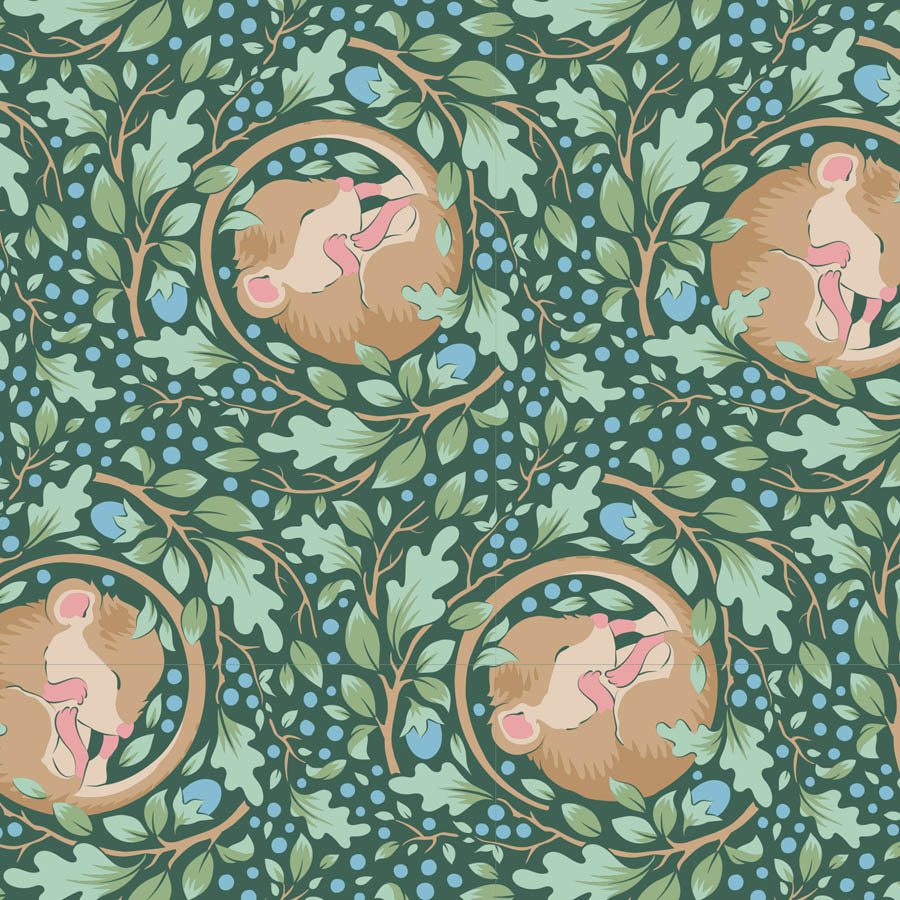 TILDA Stoff HIBERNATION, Slumbermouse Lafayette