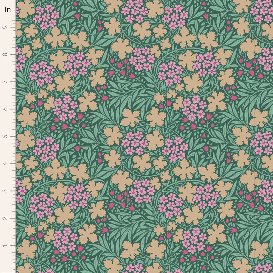 TILDA Stoff HIBERNATION, Autumnbloom Sage
