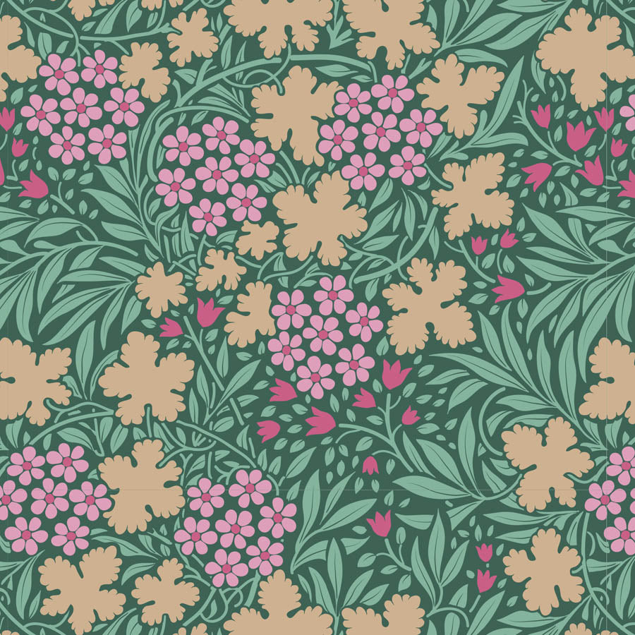 TILDA Stoff HIBERNATION, Autumnbloom Sage