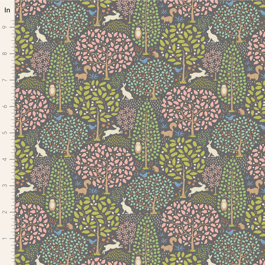 TILDA Stoff SANCTUARY, Greygreen
