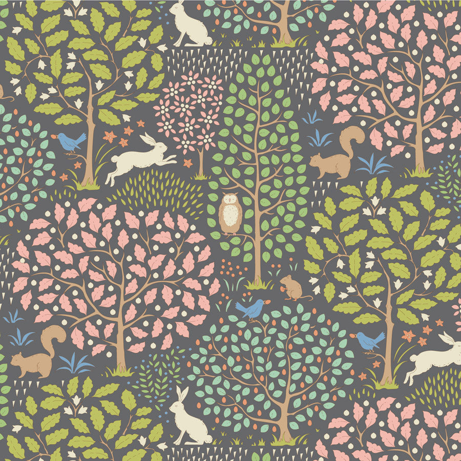 TILDA Stoff SANCTUARY, Greygreen