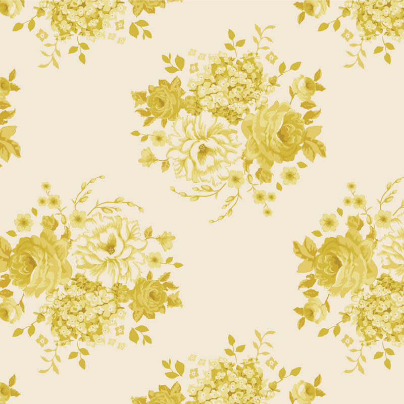 TILDA Stoff SUNDAY BRUNCH, Mia Sour Yellow