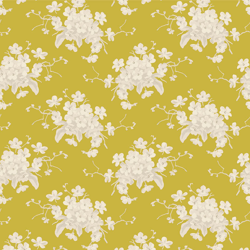 TILDA Stoffe, Stoffpaket SUNDAY BRUNCH, Fat Quarter Bundle Grey Yellow