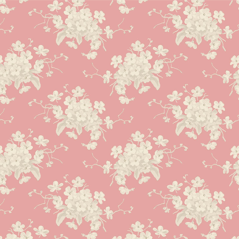 TILDA Stoffe, Stoffpaket SUNDAY BRUNCH, Fat Quarter Bundle Pink Ginger
