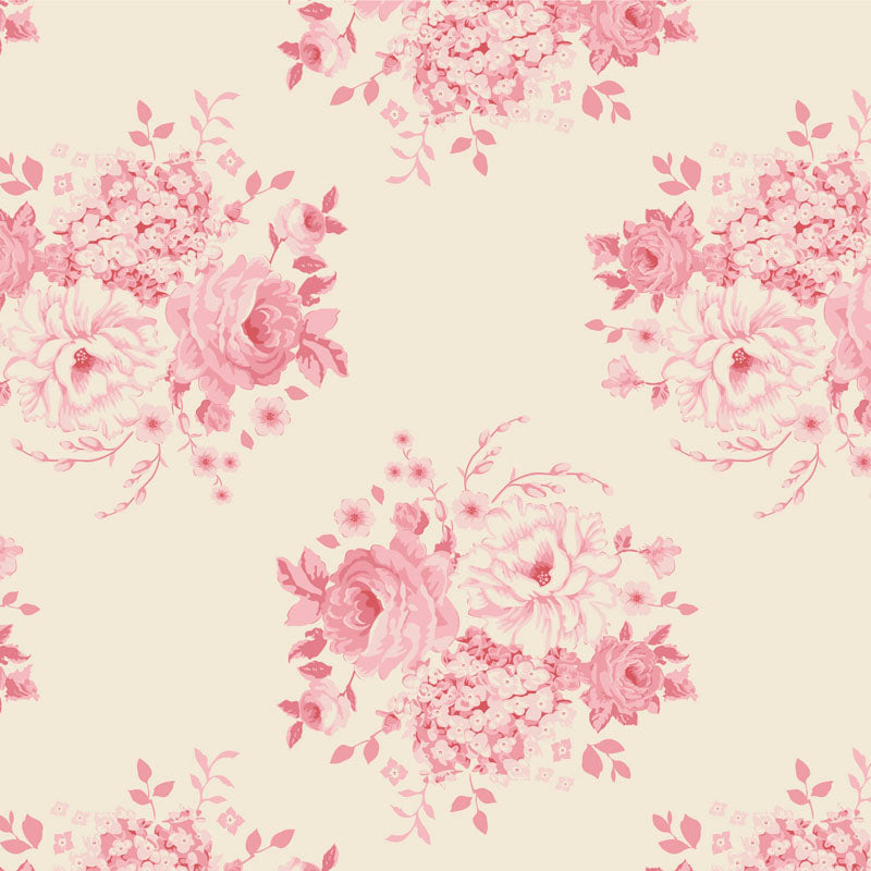 TILDA Stoffe, Stoffpaket SUNDAY BRUNCH, Fat Quarter Bundle Pink Ginger
