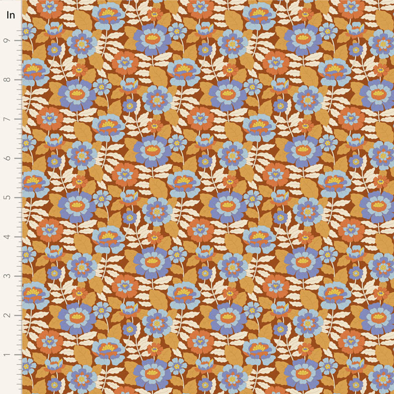 TILDA Stoff WALLFLOWER, Beverly Caramel