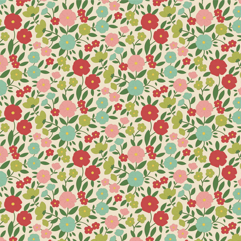 TILDA Stoff WALLFLOWER, Janice Green