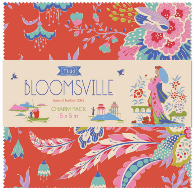 TILDA Stoffe, Stoffpaket BLOOMSVILLE, Charm Pack