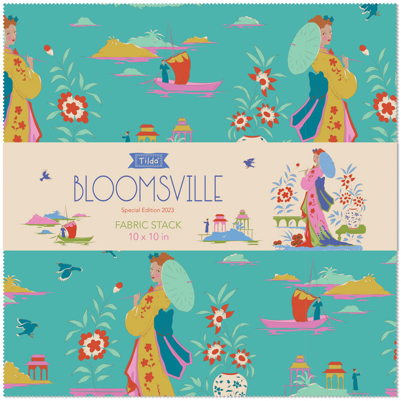 TILDA Stoffe, Stoffpaket BLOOMSVILLE, Layer Cake