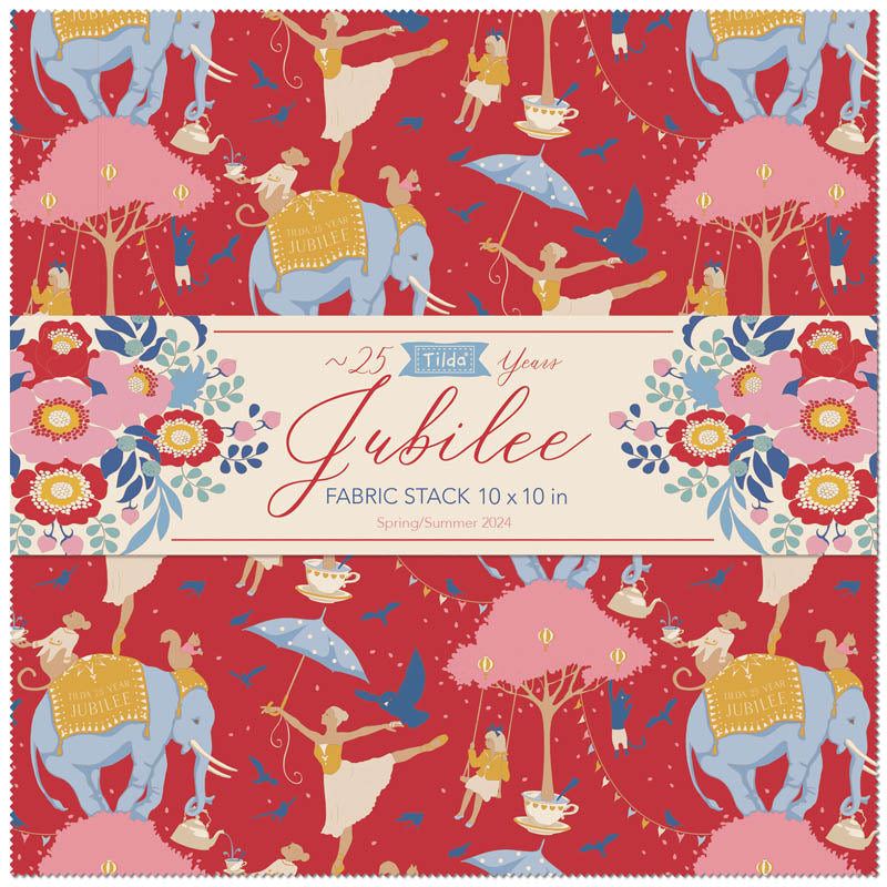 TILDA Stoffe, Stoffpaket JUBILEE, Layer Cake