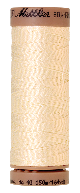 Mettler Silk Finish Cotton 40 Quiltgarn 150 m Antique White