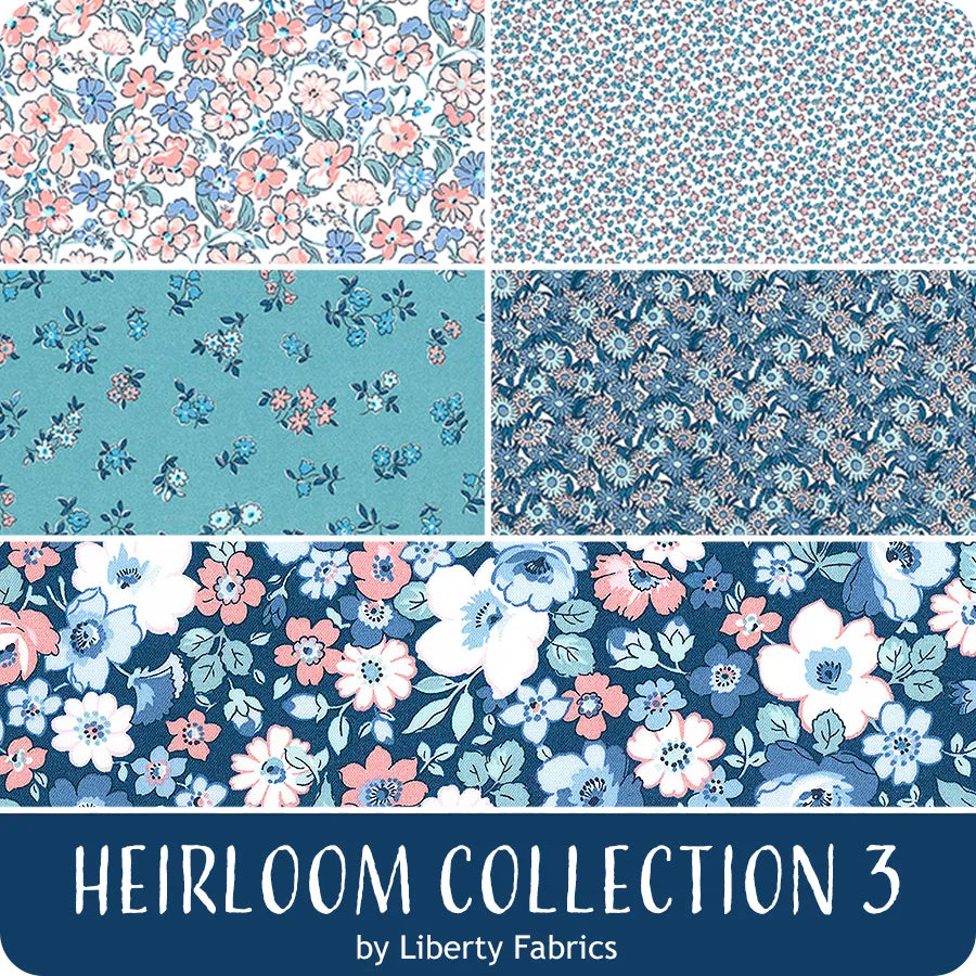LIBERTY LONDON Stoff HEIRLOOM 3 Floral Joy LASENBY