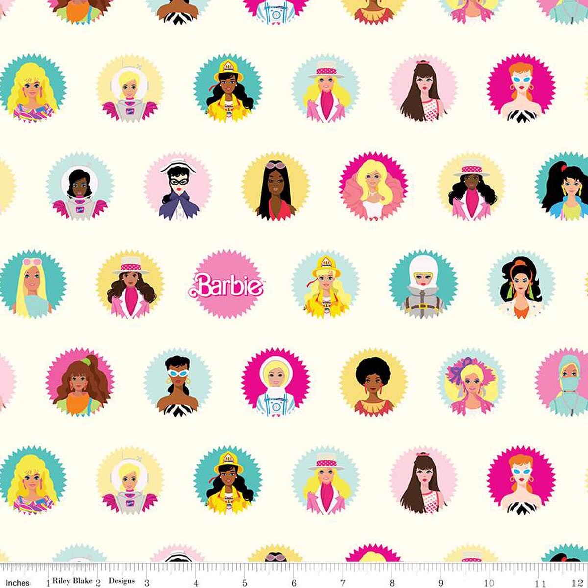 Barbie™ World Stoff Barbie Main Cream