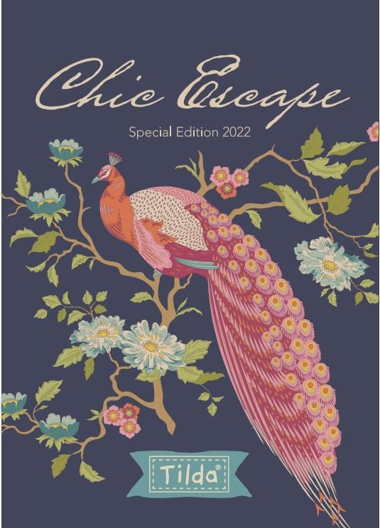 TILDA Stoff CHIC ESCAPE, Wildgarden Pink