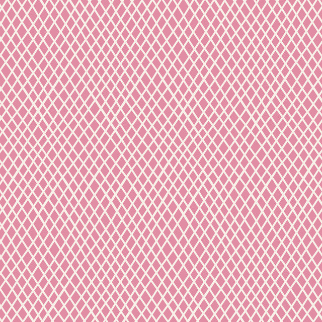 TILDA Stoff CLASSIC BASICS, Crisscross Pink