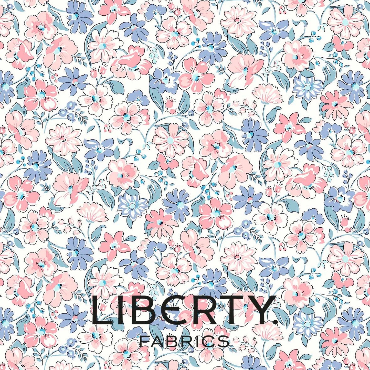 LIBERTY LONDON Stoff HEIRLOOM 3 Floral Joy LASENBY