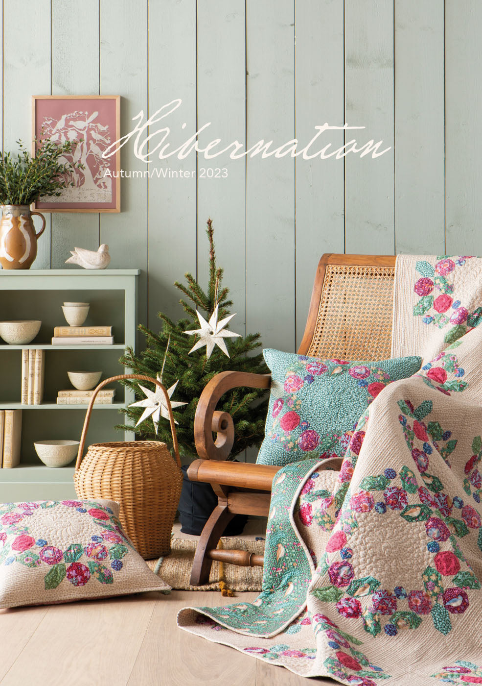 TILDA Stoff HIBERNATION, Winterrose Hazel