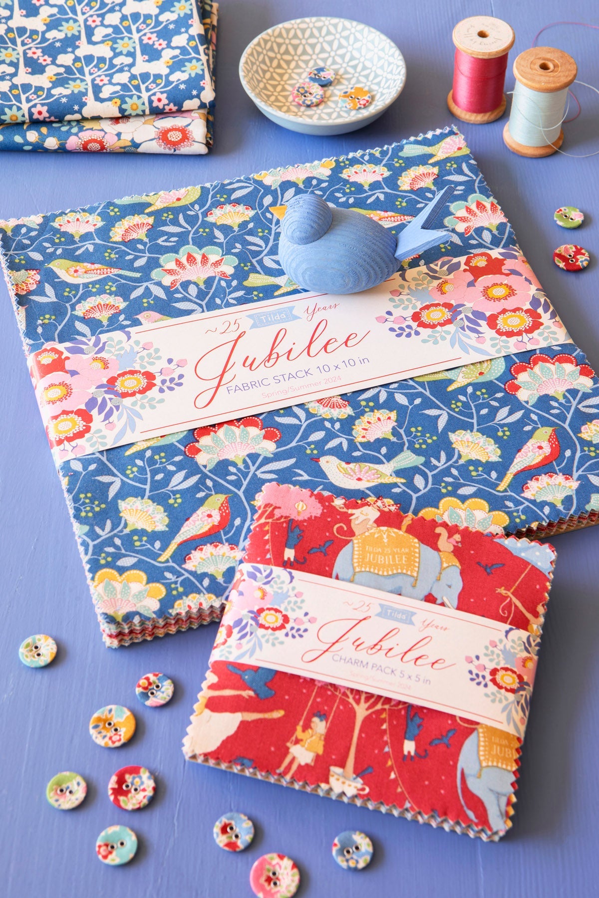 TILDA Stoffe, Stoffpaket JUBILEE, Layer Cake