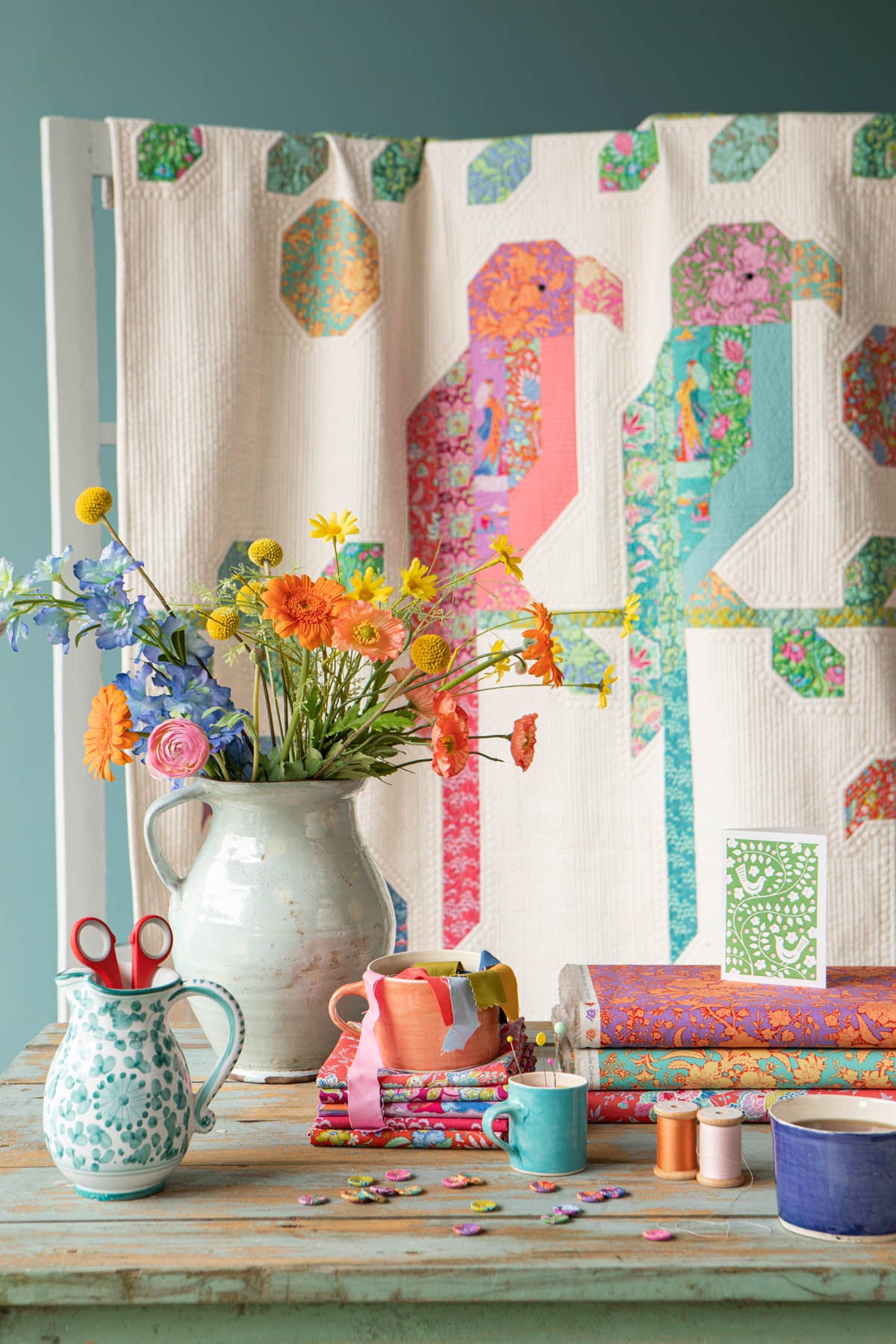 TILDA Stoffe, Stoffpaket BLOOMSVILLE, Fat Eighth Bundle