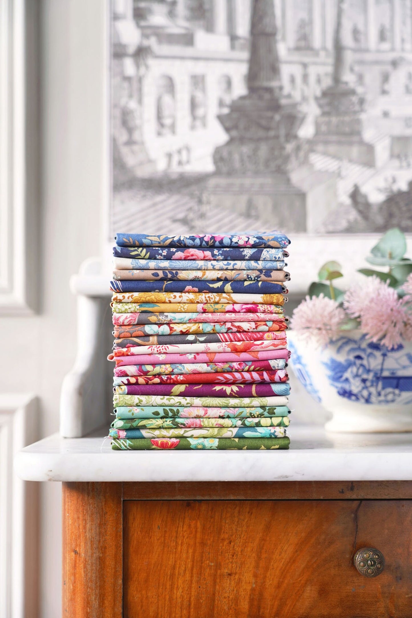 TILDA Stoffe, Stoffpaket CHIC ESCAPE, Layer Cake