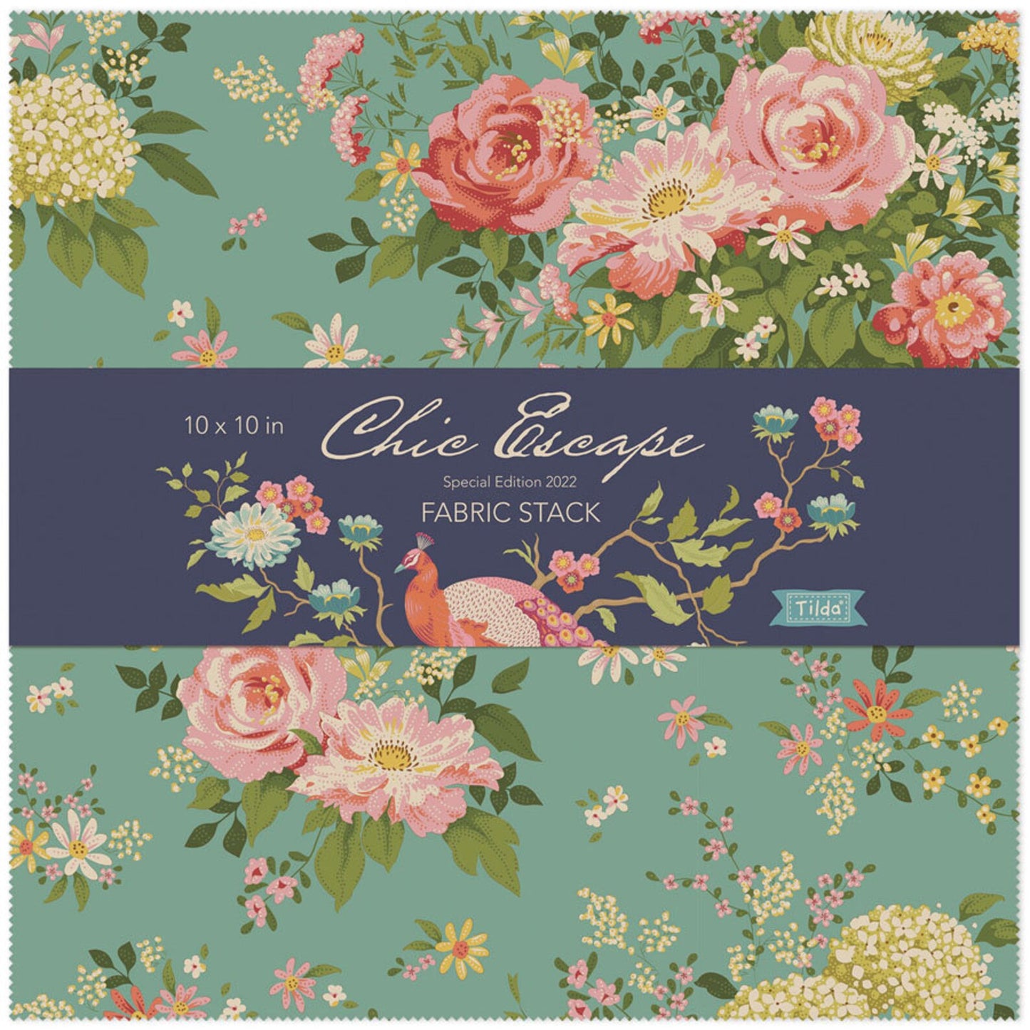 TILDA Stoffe, Stoffpaket CHIC ESCAPE, Layer Cake
