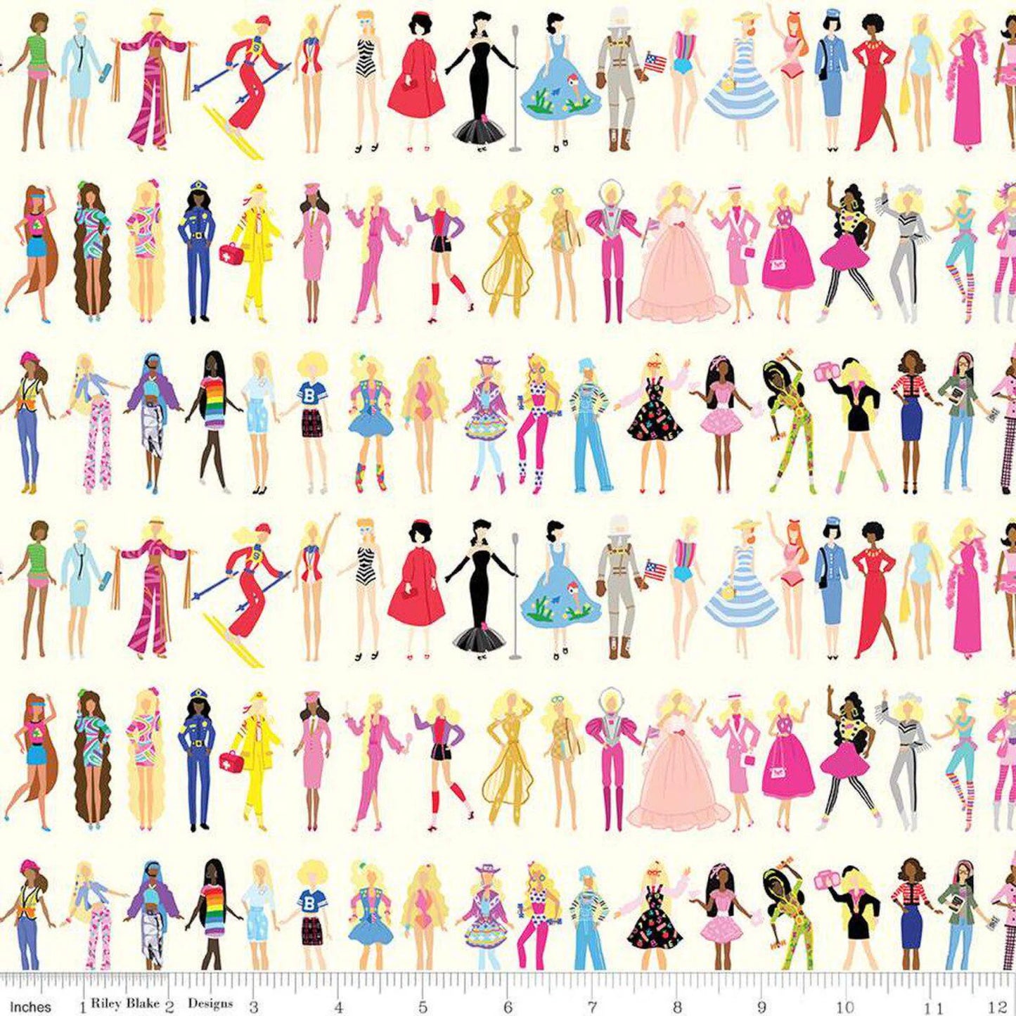 Barbie™ World Stoff Barbie Dolls Cream