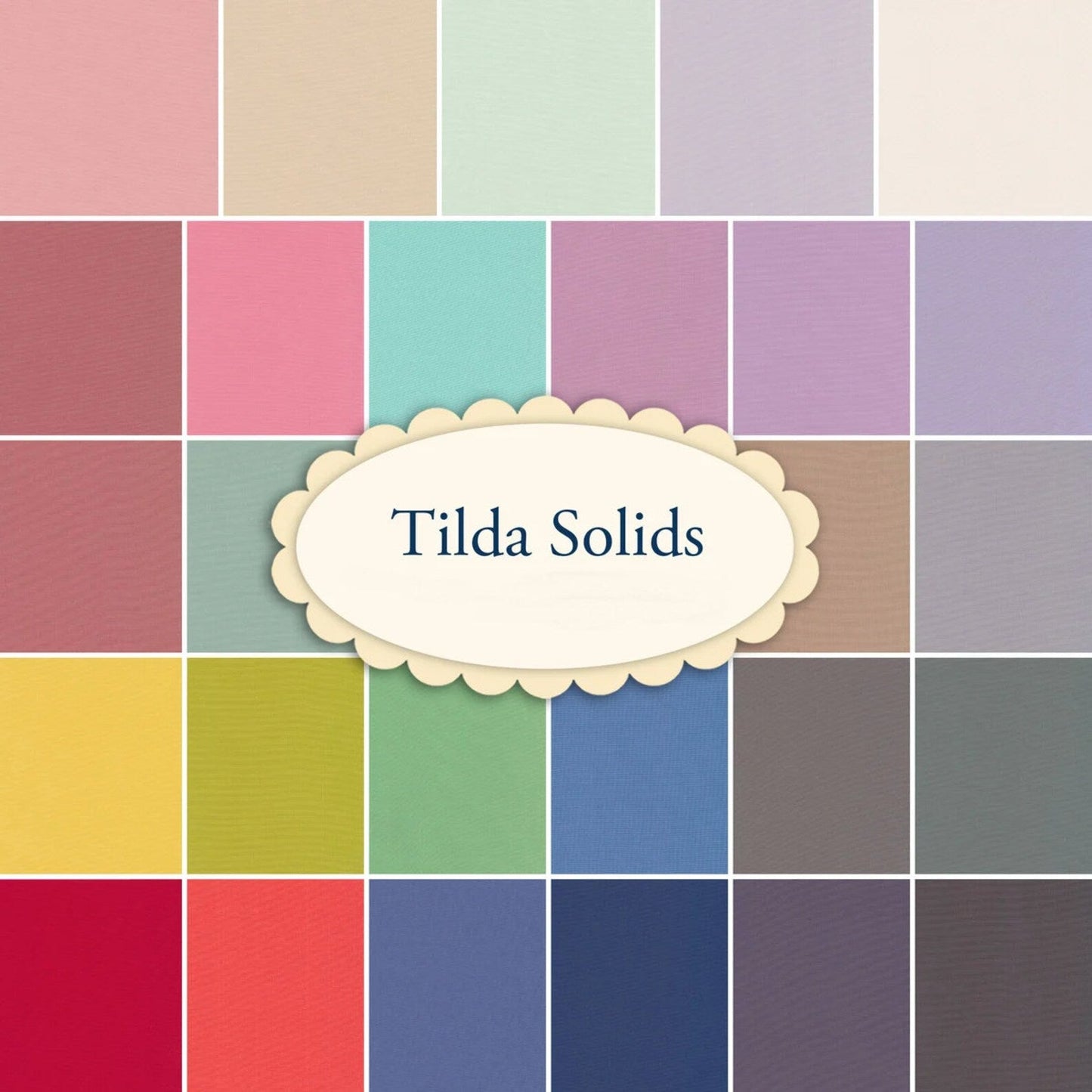 TILDA Uni Stoff SOLID COLOR, Light Blue