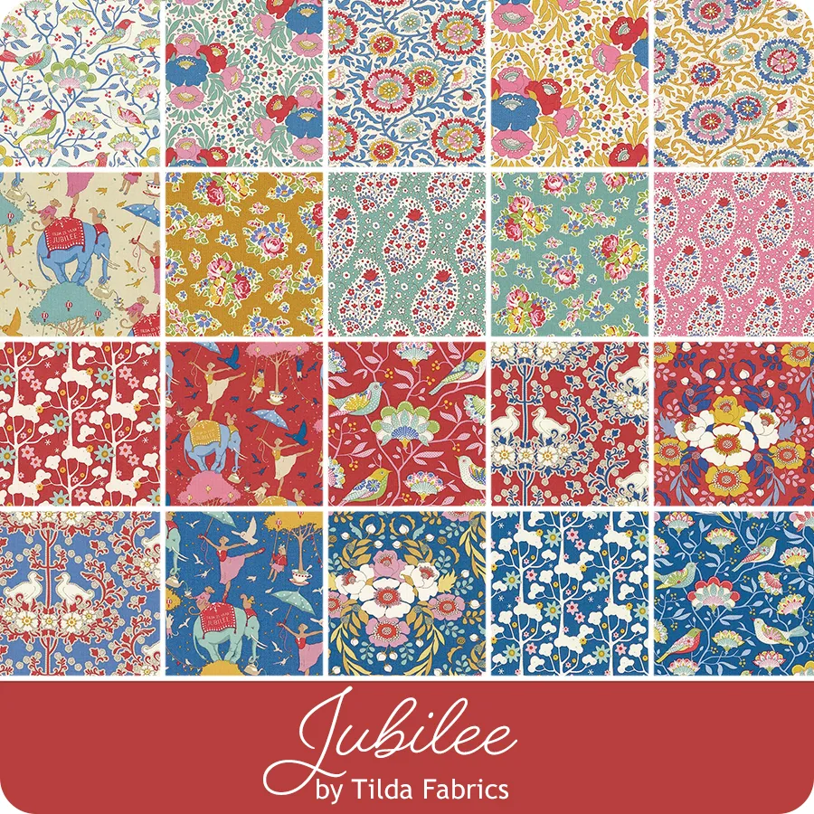 TILDA Knöpfe, Stoffknöpfe FARM FLOWER 18 mm