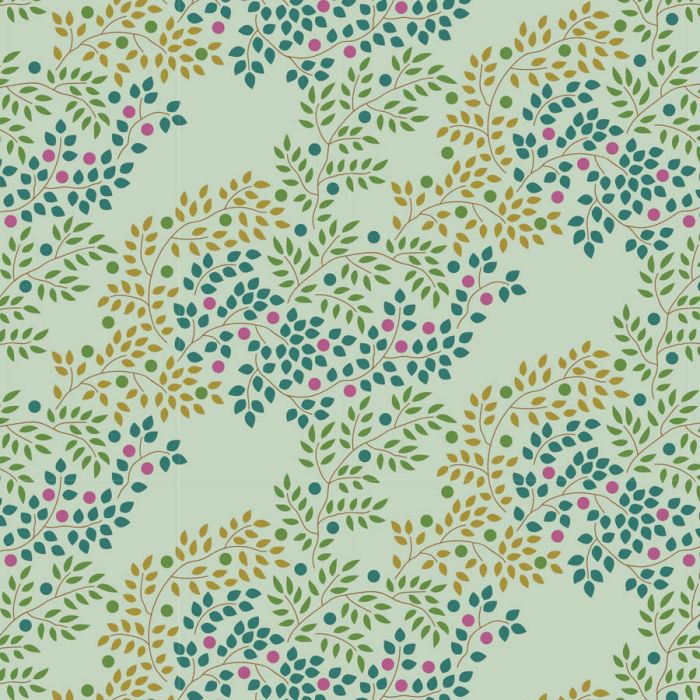 TILDA Stoffe, Stoffpaket HOMETOWN, Fat Quarter Bundle Green Sage