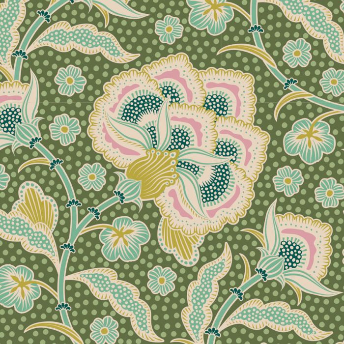 TILDA Stoffe, Stoffpaket HOMETOWN, Fat Quarter Bundle Green Sage