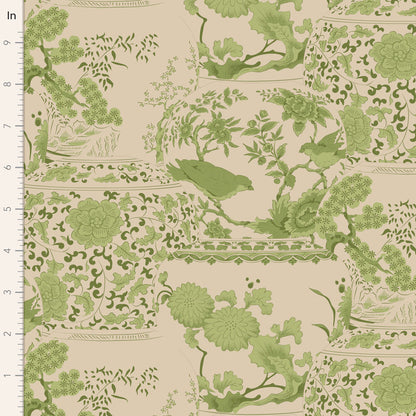 TILDA Stoffe, Stoffpaket CHIC ESCAPE, Fat Quarter Bundle Green Teal