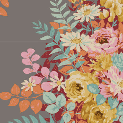 TILDA Stoff CHIC ESCAPE, Whimseyflower Grey