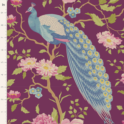 TILDA Stoffe, Stoffpaket CHIC ESCAPE, Fat Quarter Bundle Grape Pink Rust