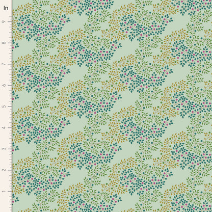 TILDA Stoff HOMETOWN, Berrytangle Sage
