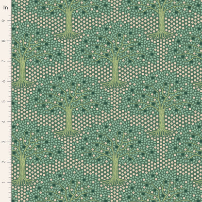 TILDA Stoff HOMETOWN, Applegarden Pine