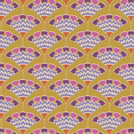 TILDA Stoff PIE IN THE SKY, Tasselflower Mustard