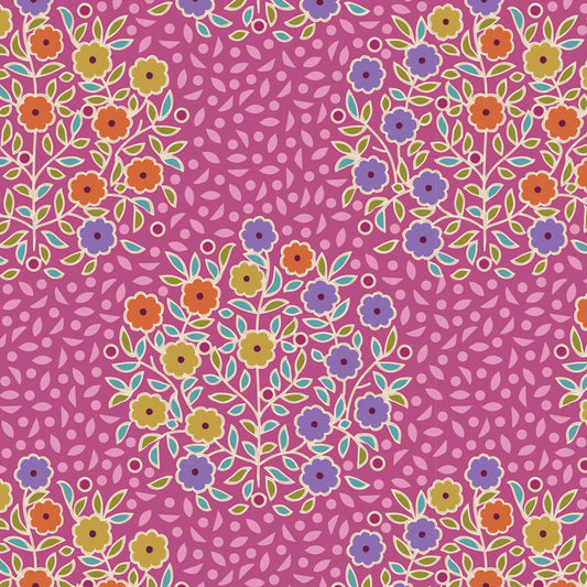 TILDA Stoff PIE IN THE SKY, Confetti Cerise