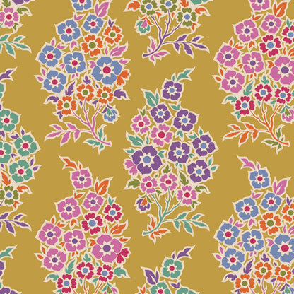 TILDA Stoffe, Stoffpaket PIE IN THE SKY, Fat Quarter Bundle Cerise Mustard