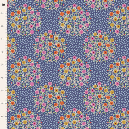 TILDA Stoff PIE IN THE SKY, Confetti Blue