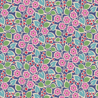 TILDA Stoff PIE IN THE SKY, Topsy Turvy Blue